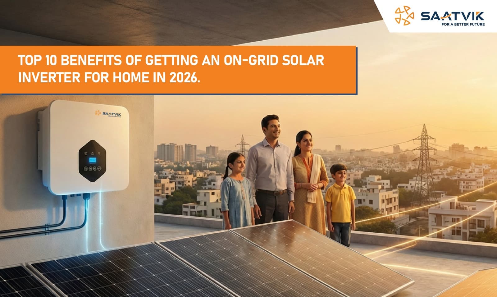 Top 10 Benefits of Getting an On-Grid Solar Inverter For Home