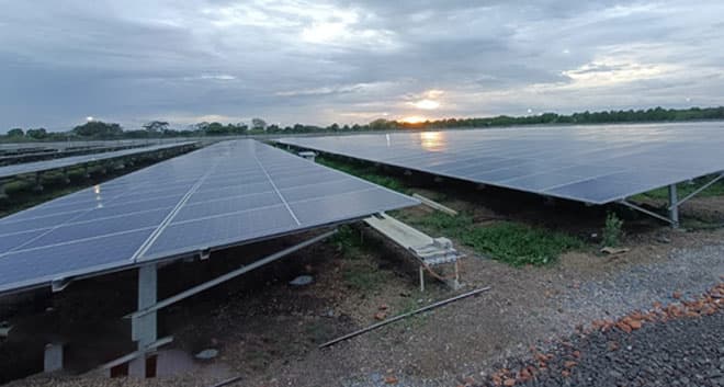 Saatvik-executed solar plant at Dalmia Cement (Bharat) Ltd, Belagum, Karnataka